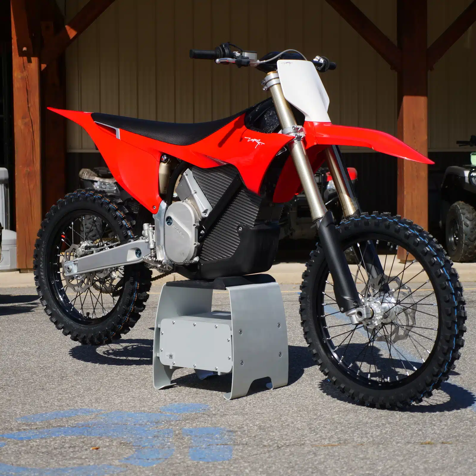 Stark Varg MX electric dirt bike — full side profile